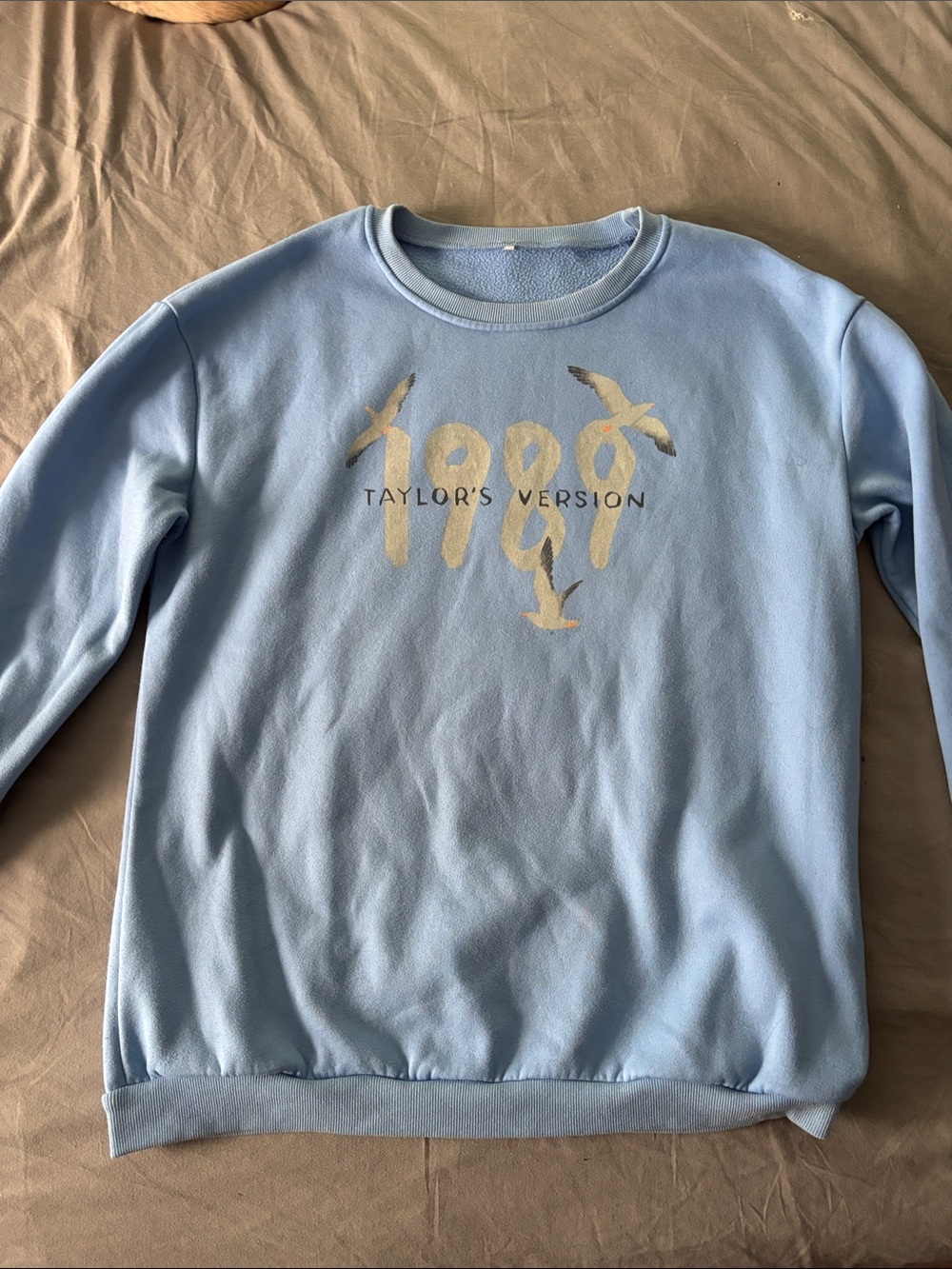 Taylor Swift Light Blue "1989" Crewneck Sweatshirt